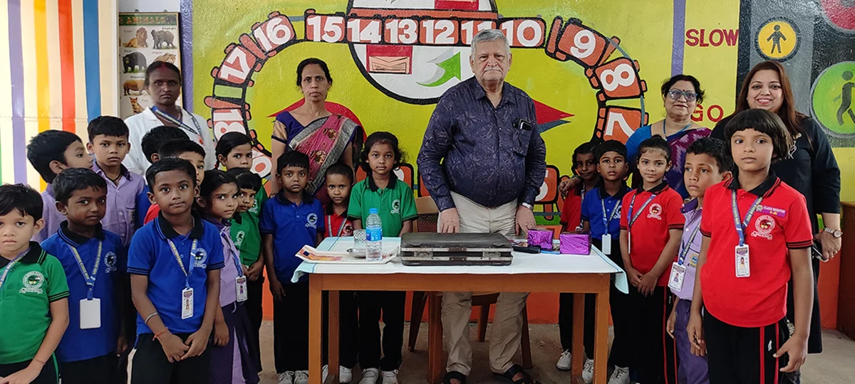 Young students with teachers during a Don Bosco Ramkanali school activity